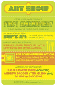 First Amendment Arts Opening Celebration