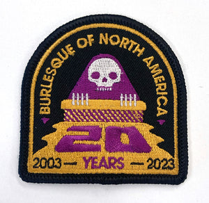 Burlesque 20 Year Anniversary patch
