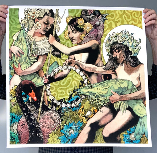 John Baizley: Baroness - Yellow & Green GREEN Giclée Printer's Proof (RAER)