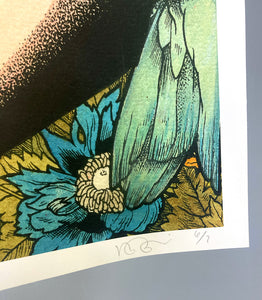 John Baizley: Baroness - Yellow & Green GREEN Giclée Printer's Proof (RAER)