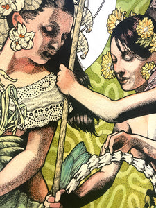 John Baizley: Baroness - Yellow & Green GREEN Giclée Printer's Proof (RAER)