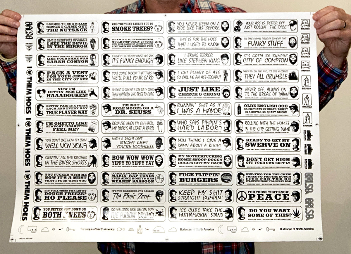 Dr. Dre Sticker Pack uncut sheet (RÆR)