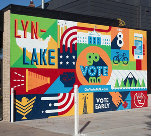 Go Vote MN branding