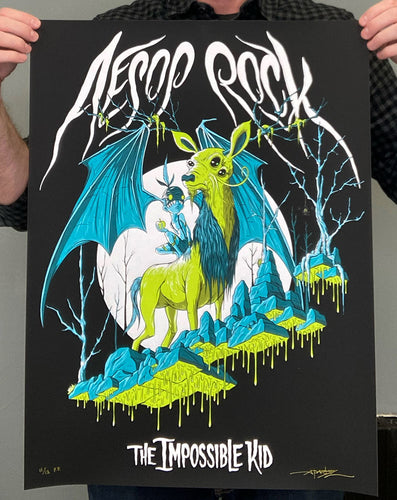 Alex Pardee: Aesop Rock / The Impossible Kid Printer's Proof (RAER)
