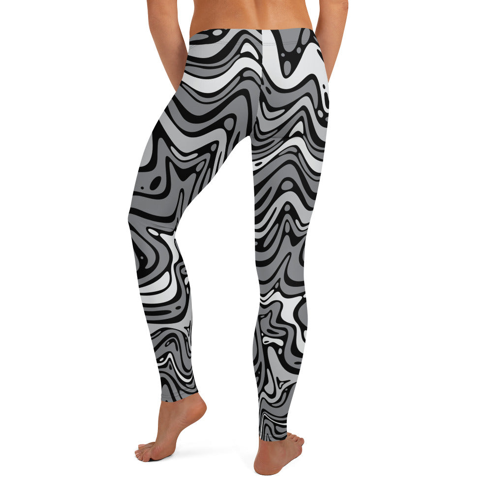 Acid Test Leggings - Black & Grey