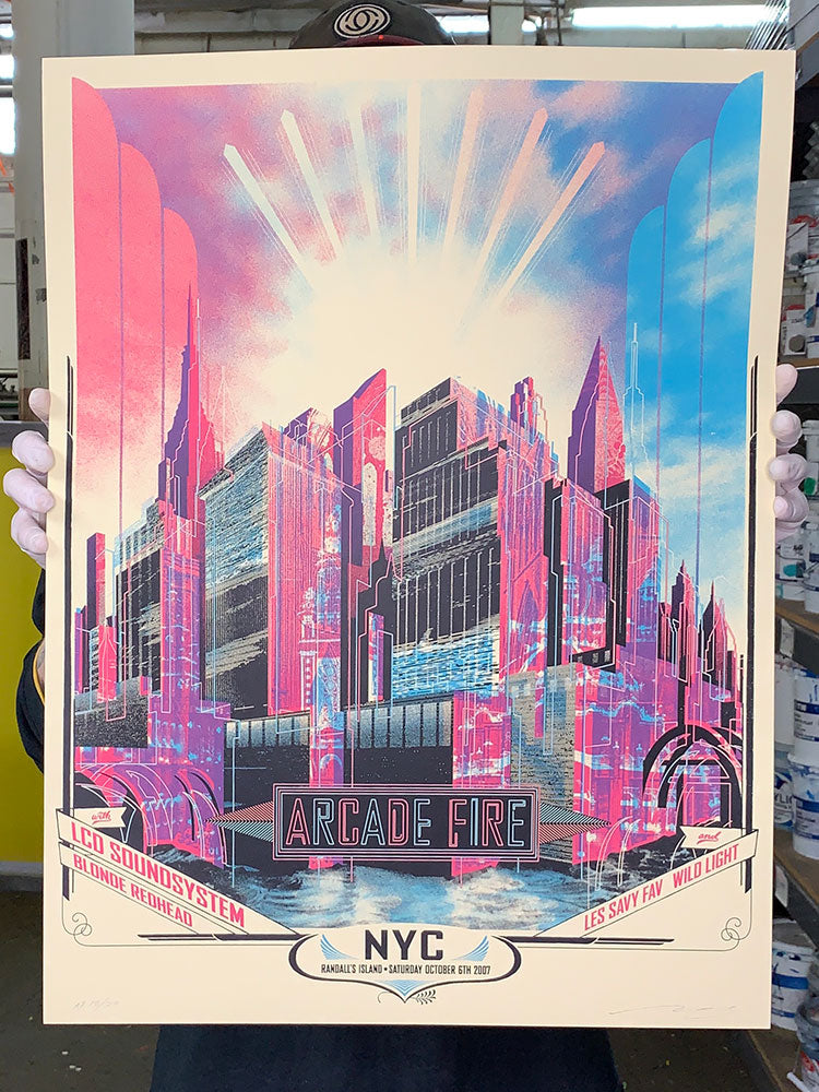 Arcade Fire: NYC 2007 Artist Proof (RAER)