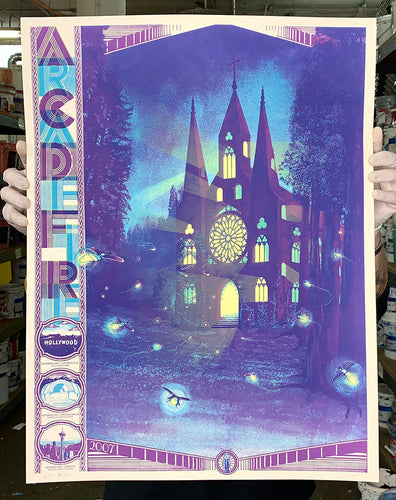 Arcade Fire: West Coast tour 2007 Artist Proof (RAER)