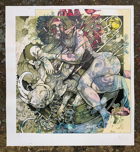 John Baizley test print (RAER)
