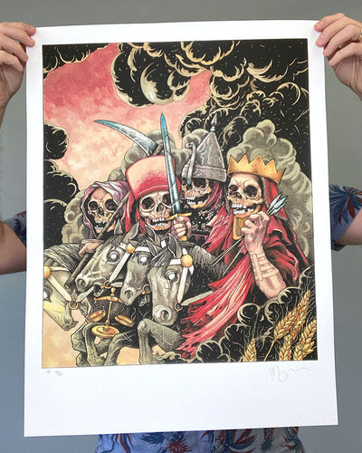 John Baizley: Metallica / Four Horsemen Printer's Proof (RAER)