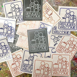 Refugees Welcome Sticker Set