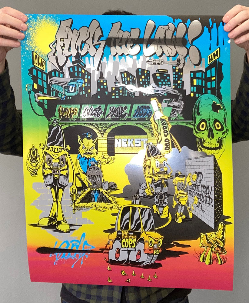 Ewok: Fuck The Law unreleased Chrome paper variant (RAER)