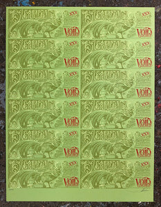 Aaron Horkey: Big Brain Comics Gift Certificate Sheet (RAER)