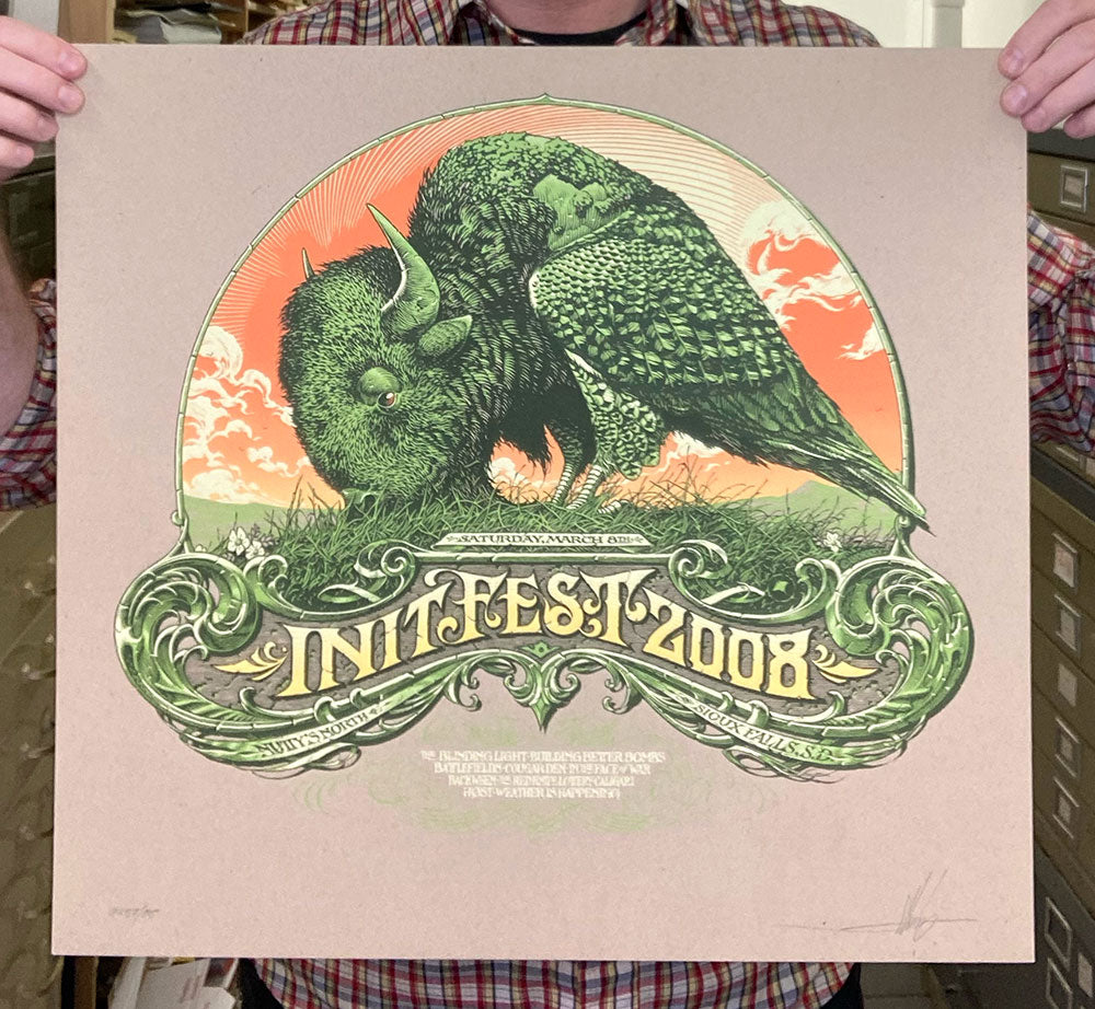 Aaron Horkey: Init Fest 2008 Kraft Brown variant (RAER)