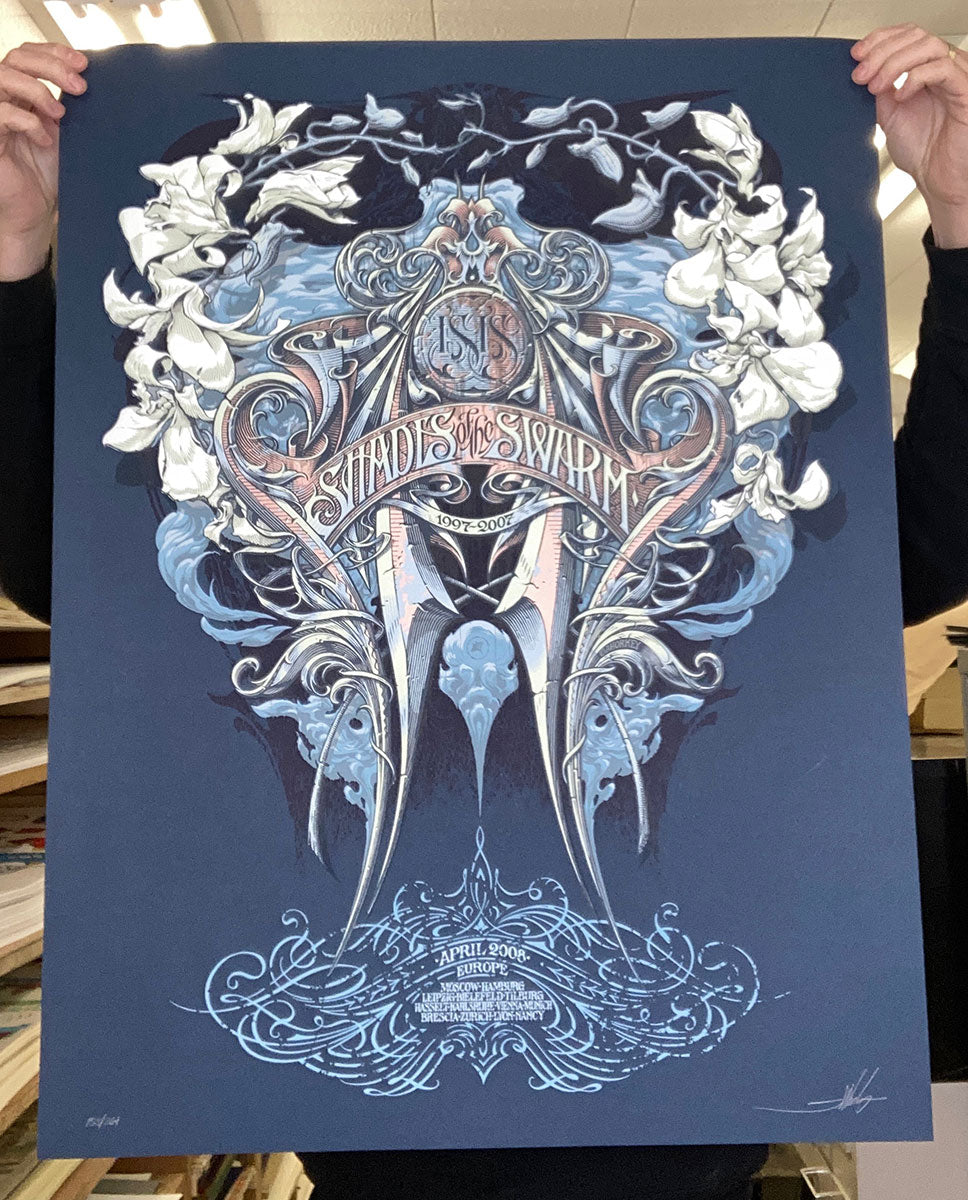 Aaron Horkey: ISIS Shades Of The Swarm - Europe / Blue (RAER)