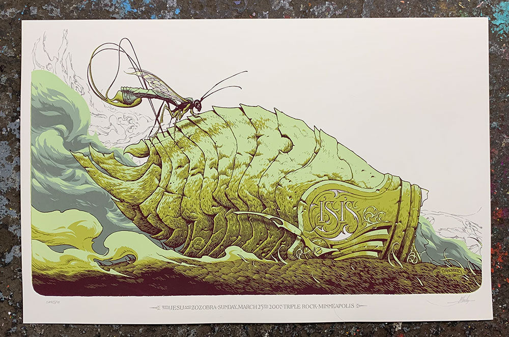 Aaron Horkey: Isis at Triple Rock / Whitewash Variant (RAER)