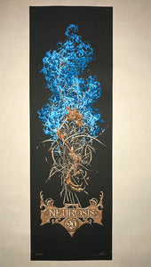 Aaron Horkey: Neurosis 20th Anniversary blue print (RAER)