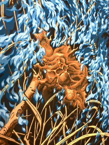 Aaron Horkey: Neurosis 20th Anniversary blue print (RAER)