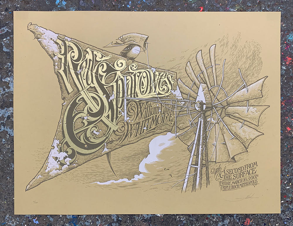 Aaron Horkey: Red Sparowes print 2007 (RAER)