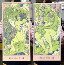 John Baizley: Baroness - Blue Record GREEN edition Printer's Proofs (RAER)