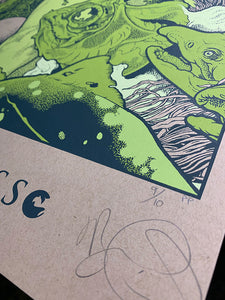 John Baizley: Baroness - Blue Record GREEN edition Printer's Proofs (RAER)