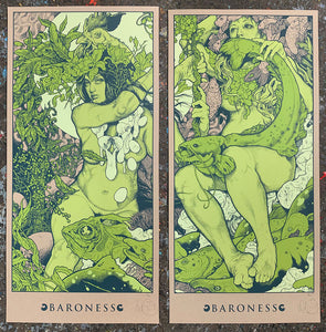 John Baizley: Baroness - Blue Record GREEN edition Printer's Proofs #6/10 (RAER)