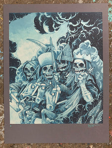 John Baizley: Four Horsemen Metallic Blue variant Printer's Proof (RAER)