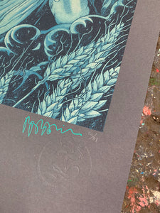 John Baizley: Four Horsemen Metallic Blue variant Printer's Proof (RAER)