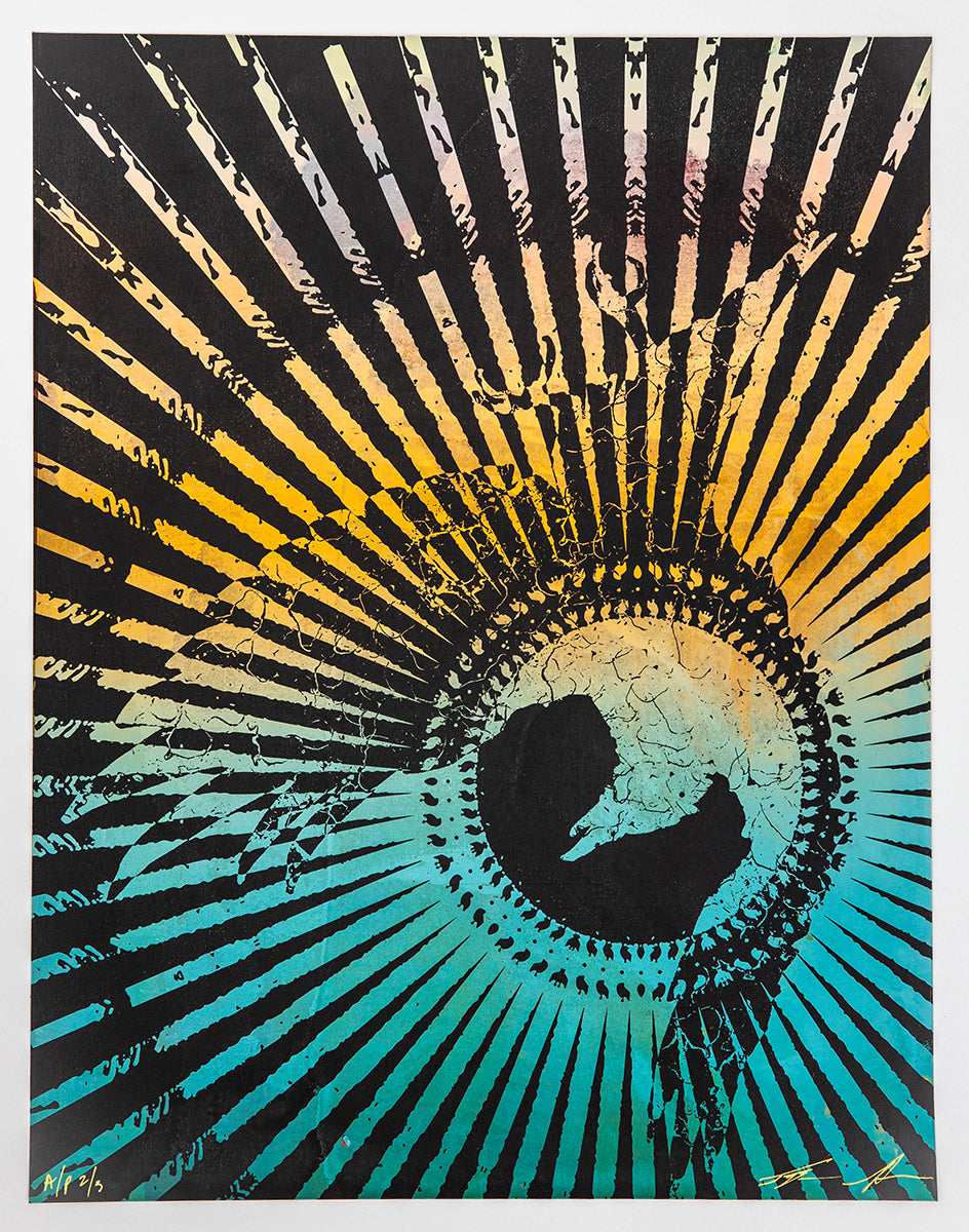 Jacob Bannon x Thomas Hooper: JBXTH IV Monoprint AP #2