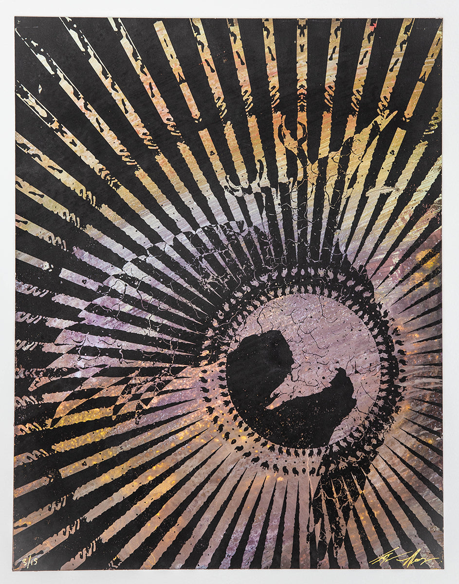 Jacob Bannon x Thomas Hooper: JBXTH IV Monoprint #X3