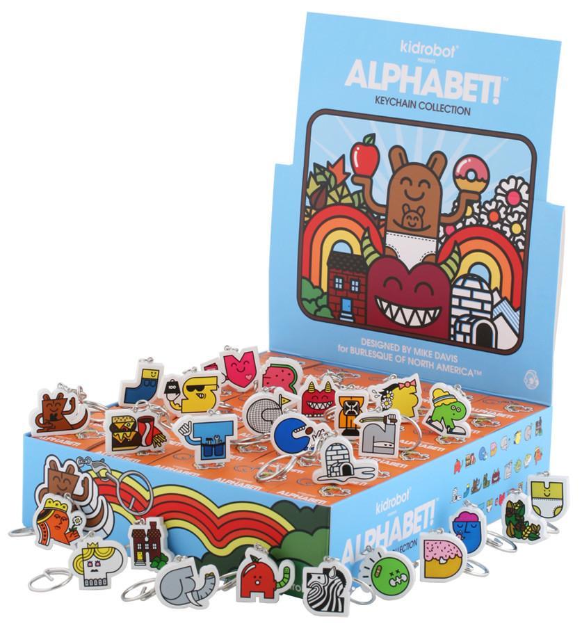 Kidrobot Alphabet! keychain set