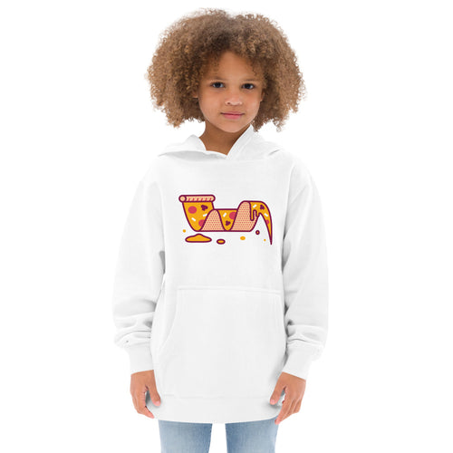 Pizza Wave kids fleece hoodie