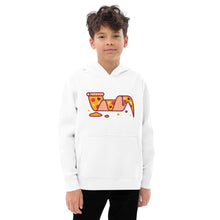 Pizza Wave kids fleece hoodie