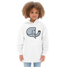 Alphabet kids fleece hoodie: E