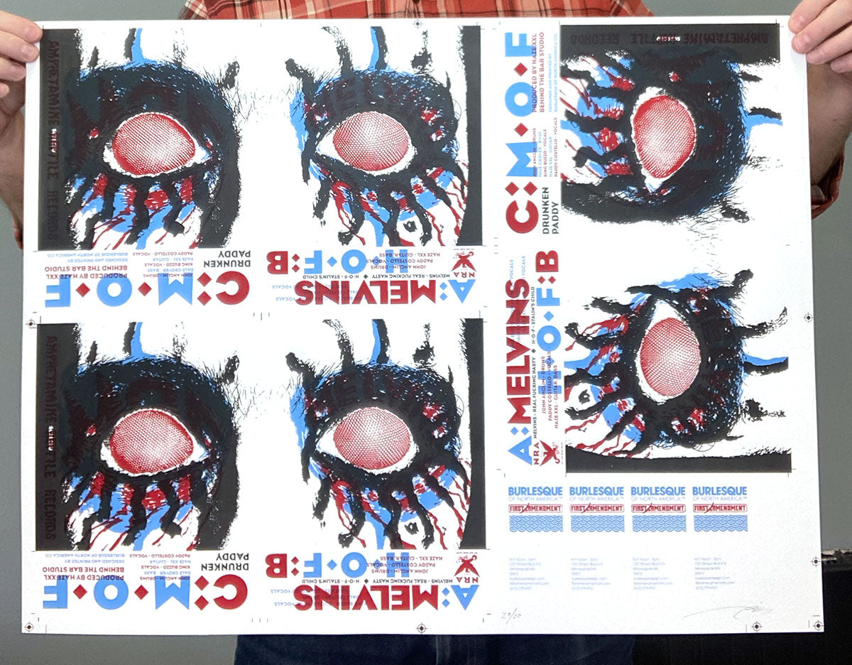 Melvins x Halo Of Flies 7 inch - Uncut sheet (RAER)