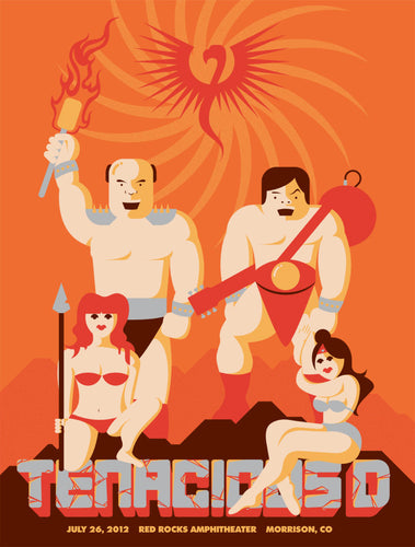 Tenacious D concert poster