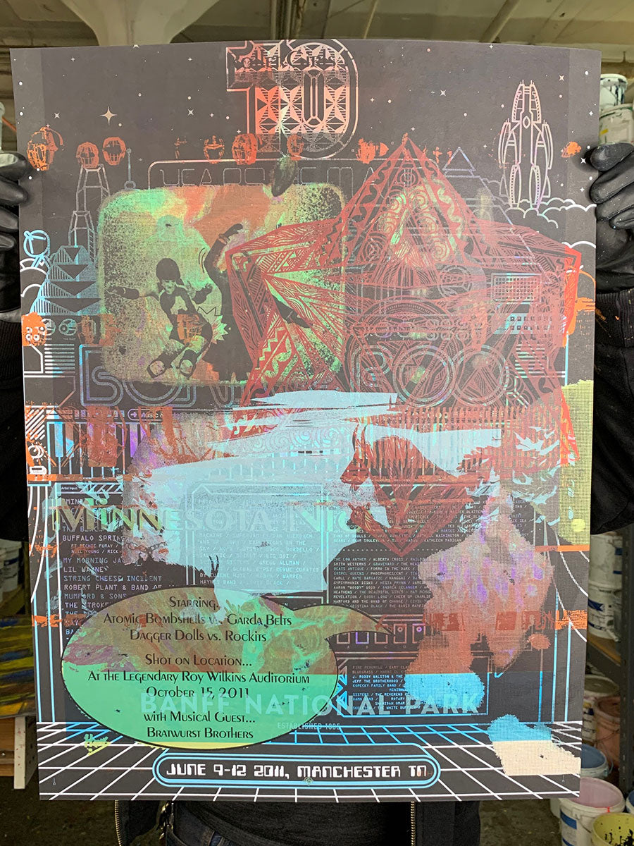 Test Print: Bonnaroo 2011