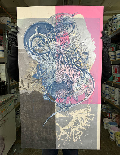 Test Print: Aaron Horkey Grails / John Bannon / Daniel Danger