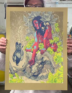 Test Print: John Baizley - Kvelertak Meir