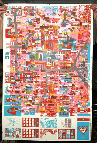 Minneapolis Map + Field Notes Test Print (RAER)