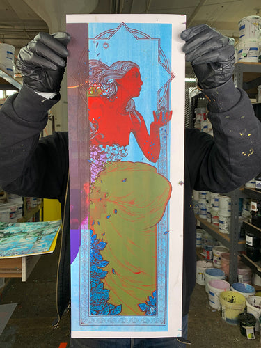 Test Print: Richey Beckett - Birth (Blue)