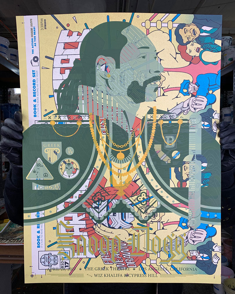 Test Print: Mike Davis / Snoop Dogg / Czarface