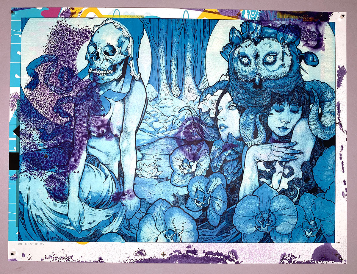 Test Print: John Baizley Kvelertak (purple) (RAER)